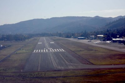 Short Final for Rwy 15 - Ukiah