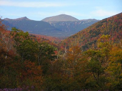 Looking back at Mt Washington