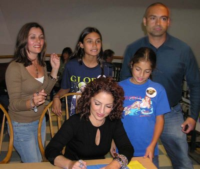 Gloria with Alice and family