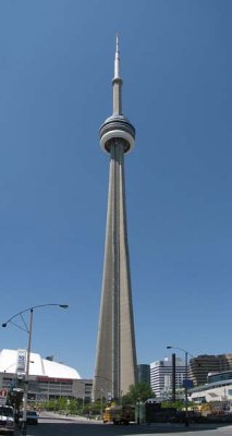 CN Tower - Toronto (world's 2nd tallest freestanding structure - 1,815.39 ft)