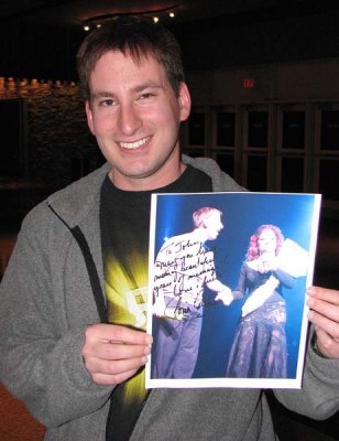 John with signed photo