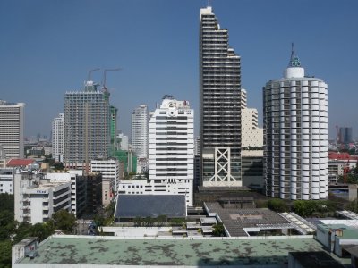 Bangkok view from Swiss Park hotel
