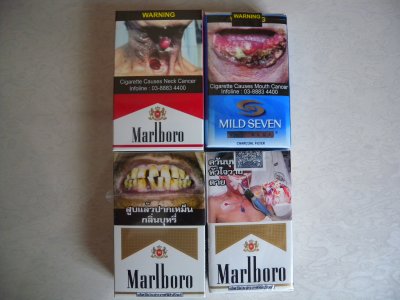 Malaysian and Thailand cigarettes