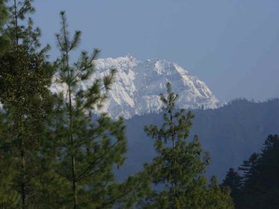 Peak at the head of the Wang Chhu valley, Bhutan