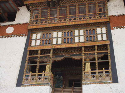 The inner entrance to the courtyard, Punakha Dzong