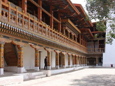 The administrative courtyard area, Punakha Dzong