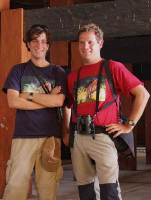 Josh and Christian at Punakha Dzong