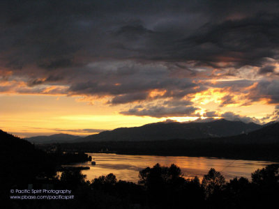 Burrard Inlet sunset