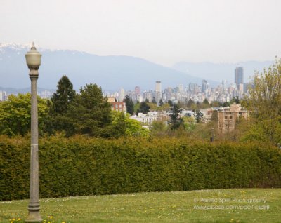 Vancouver on a hazy spring day