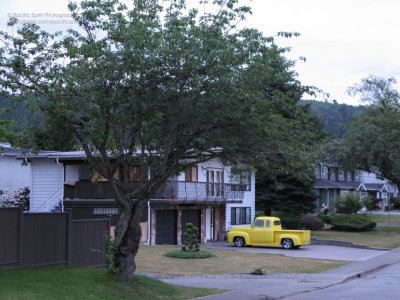 Yellow toy truck, Kitchener Street
