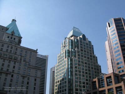Hotel Vancouver, Cathedral Place and HSBC Bank Canada