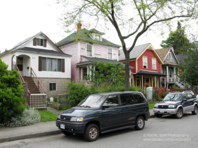 Keefer Street in Strathcona, one of Vancouver's oldest neighbourhood