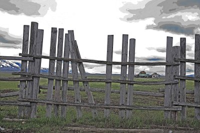 Fence Morman Row, Yellowstone