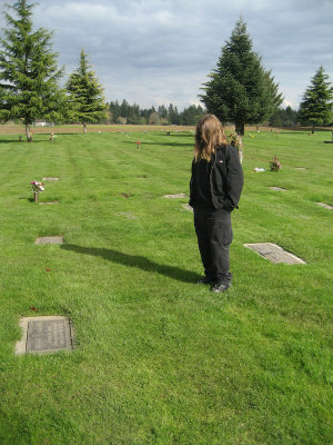 A Vist To The Grave Of My Son, April 2 07