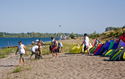 Sauvie Island Cleanup, July 7 08