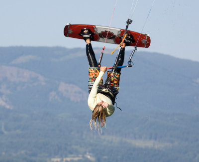 Kiteboarding In Stevenson, July 8 08