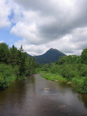 Doubletop Mountain from Nesowadnehunk Stream