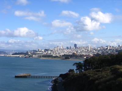 San Francisco from the GGB