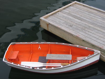 little orange boat
