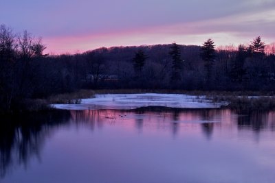 Ice on the Sudbury river