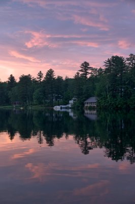 Twilight on Wilson lake