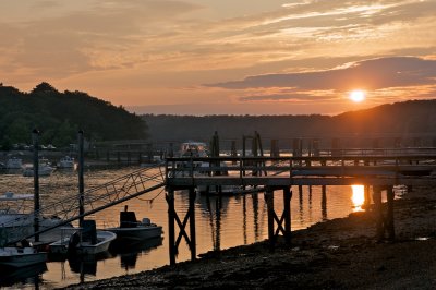 Summer evening on the York river