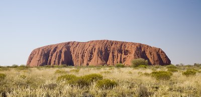 Uluru (Ayres Rock) at mid morning