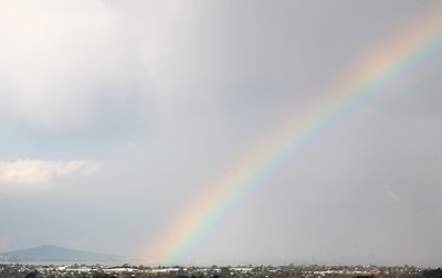 Rainbow over Aukland