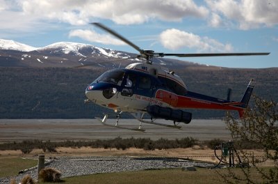 Helicopter ride to Mt. Cook