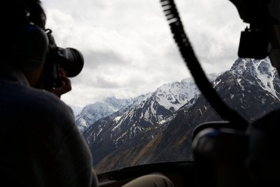 Helicopter ride to Mt. Cook