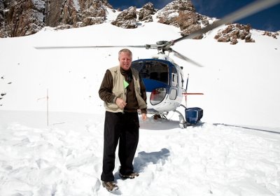 Helicopter ride to Mt. Cook