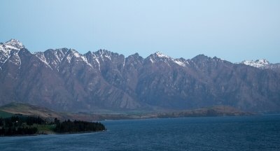 Lake Wakatipu, Queenstown, NZ after sunset