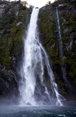 Waterfall on Milford Sound