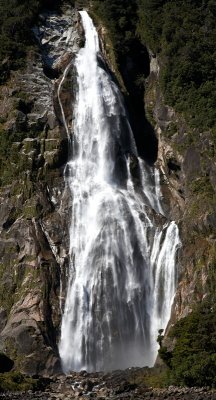 Waterfall on Milford Sound