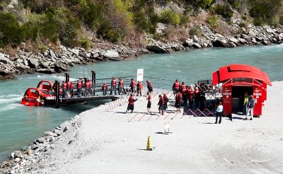 Shotover Jet Boat launch