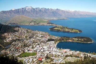 Queenstown from gondola station