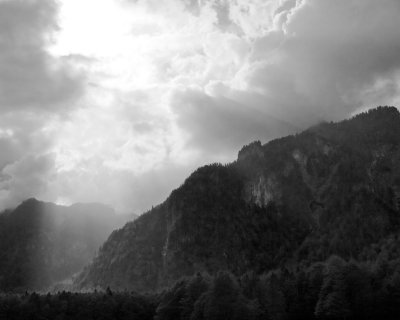 Mountains by the Koenigsee, Bavaria