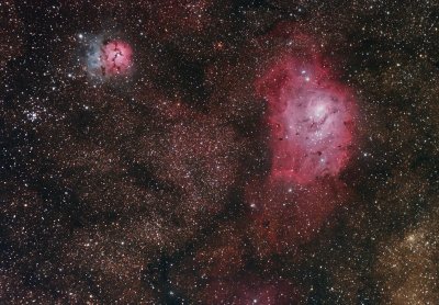 M8 and M 20 region