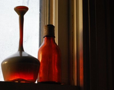 Amber Bottles, First Light