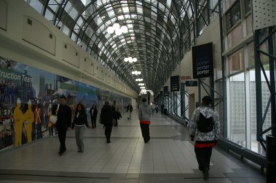 Skywalk to CN-Tower