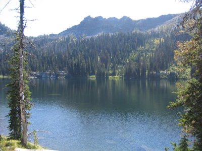 Lake near campground in MT