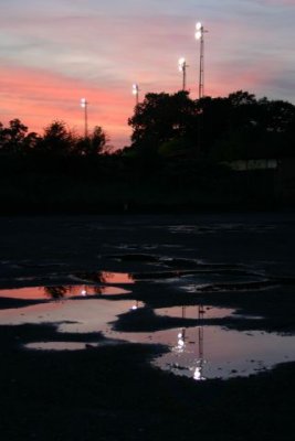 Sunset over Hayes Football Club.jpg