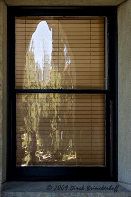 Math Corner Window --  still has the original glass