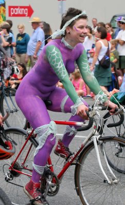 Purple and Green