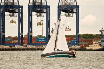 Sailing In Harwich Harbour