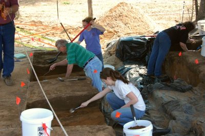 New excavation underway  4-2-08