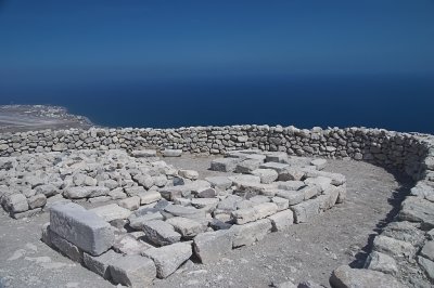 Ancient thira ruins