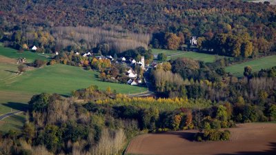 Pondron et le chateau