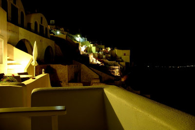 Santorini - Imerovigli at night