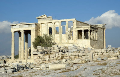 Acropolis - The Erechtheion and Porch of the Caryatids